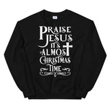 Praise Jesus Women's Christmas Sweatshirt