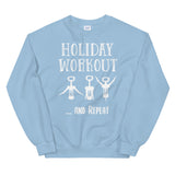 Holiday Workout Women's Christmas Sweatshirt