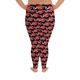 Smoking lips Black Women's PS Legging