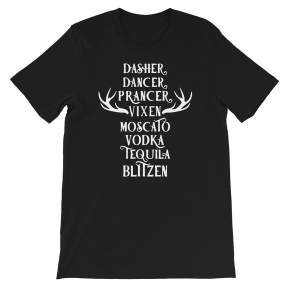 Reindeer and Alcohol Women's Christmas Shirt