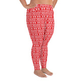 Believe Reindeer Red Women's Christmas PS Leggings