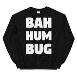 Bah Hum Bug Mens Christmas  Sweatshirt