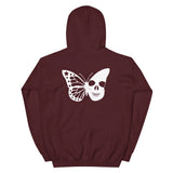 Half butterfly skull Women's Hoodie