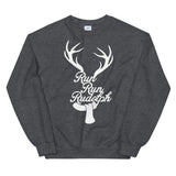 Run Rudolph Women's Christmas Sweatshirt
