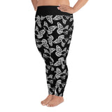 Butterfly Skull black Women's PS Leggings