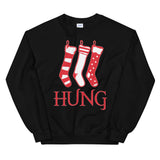 Stockings Hung Mens Christmas Sweatshirt