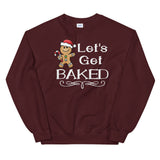 Let's get baked Mens Christmas Sweatshirt