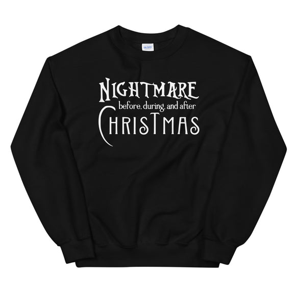 All time Nightmare Women's Christmas Sweatshirt