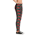 Christmas Truck Black Women's Christmas Leggins