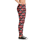 Smoking Lips Black Women's Leggings!