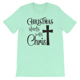 Christmas starts with Christ Women's Christmas Shirt