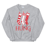 Stockings Hung Mens Christmas Sweatshirt