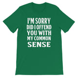 Common Sense Mens Shirt