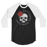 Delicate Flower 3/4 sleeve raglan Women's Shirt