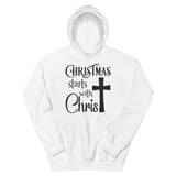 Christmas starts with Christ Women's Christmas Hoodie