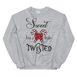 Sweet but a little Twisted Women's Christmas Sweatshirt