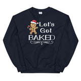 Let's get baked Mens Christmas Sweatshirt