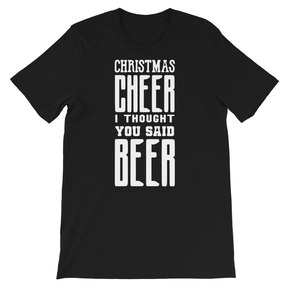 I thought you said beer Mens Christmas Shirt