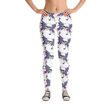 Butterfly Skull White Women's Leggings!