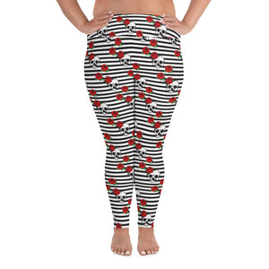 Stripped Skull Women's PS Leggings