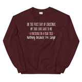 On the first day of Christmas Women's Christmas Sweatshirt