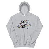 Lets Get Lit Women's Christmas Hoodie