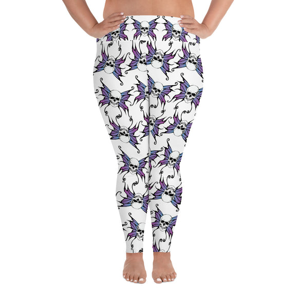 Butterfly Skull Women's PS Leggings