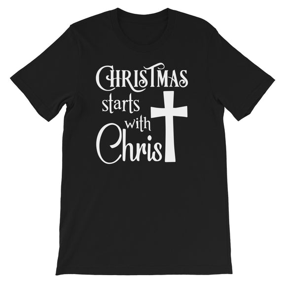 Christmas starts with Christ Women's Christmas Shirt