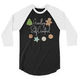 Goodbye Self Control 3/4 sleeve raglan Women's Christmas shirt
