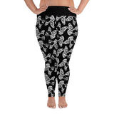 Butterfly Skull black Women's PS Leggings