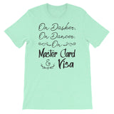 On Dasher, On Dancer Women's Christmas Shirt