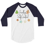 Goodbye Self Control 3/4 sleeve raglan Women's Christmas shirt