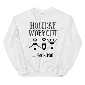 Holiday Workout Women's Christmas Sweatshirt