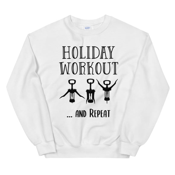 Holiday Workout Women's Christmas Sweatshirt