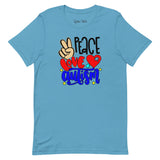 Peace love and Autism Women's Shirt