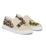 Nurse Life Leopard Women’s slip-on canvas shoes